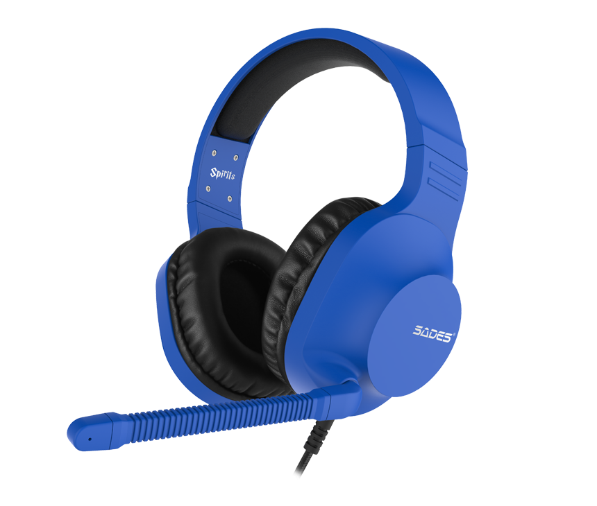 Sades shaman gaming headset - blue price in Kuwait